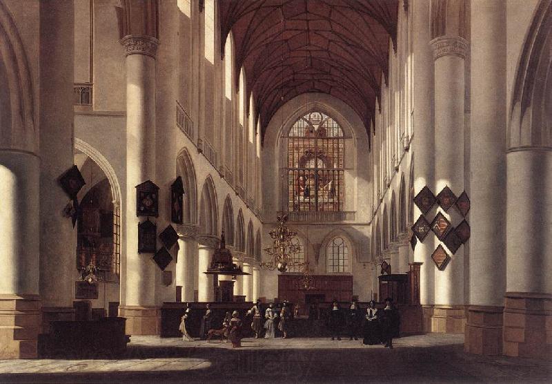 BERCKHEYDE, Job Adriaensz Interior of the St Bavo in Haarlem France oil painting art